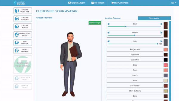 How to build your own video avatar?